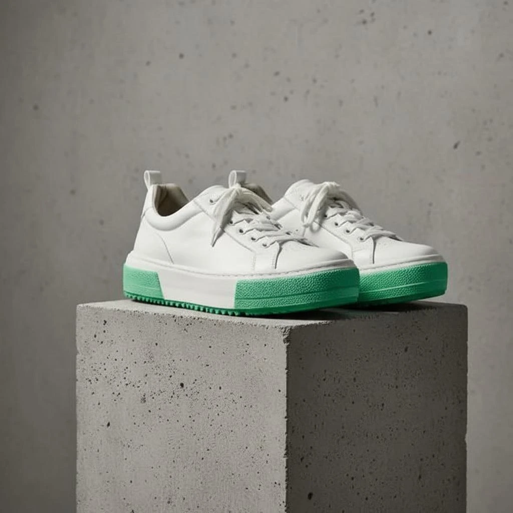 High-fashion editorial shot with dramatic lighting