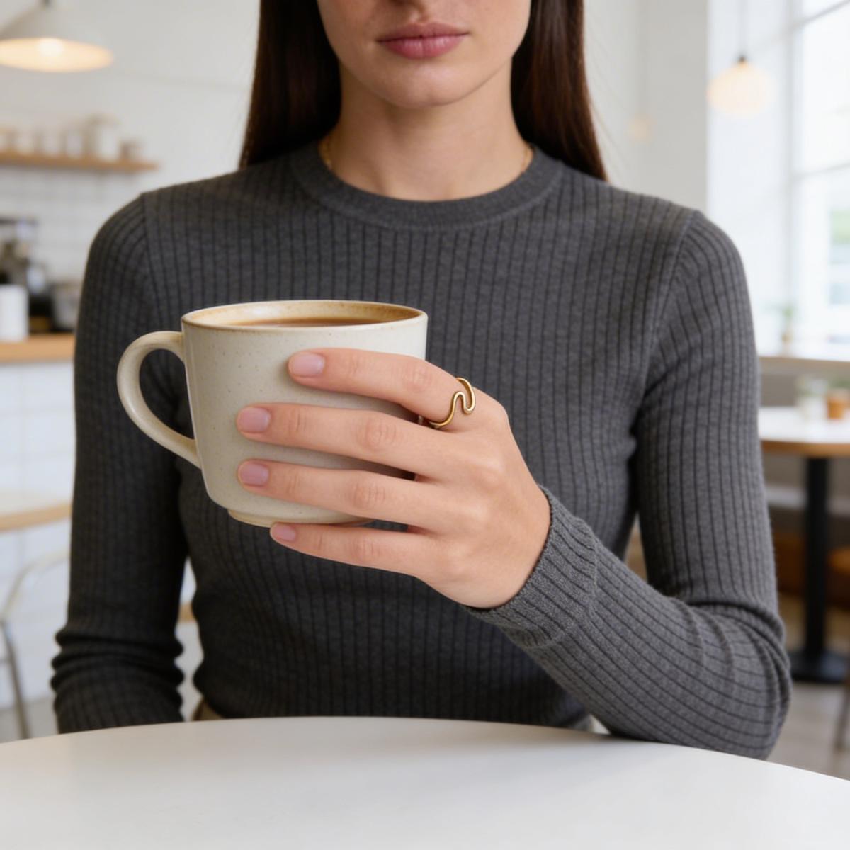 Gold bracelet lifestyle shot on velvet display