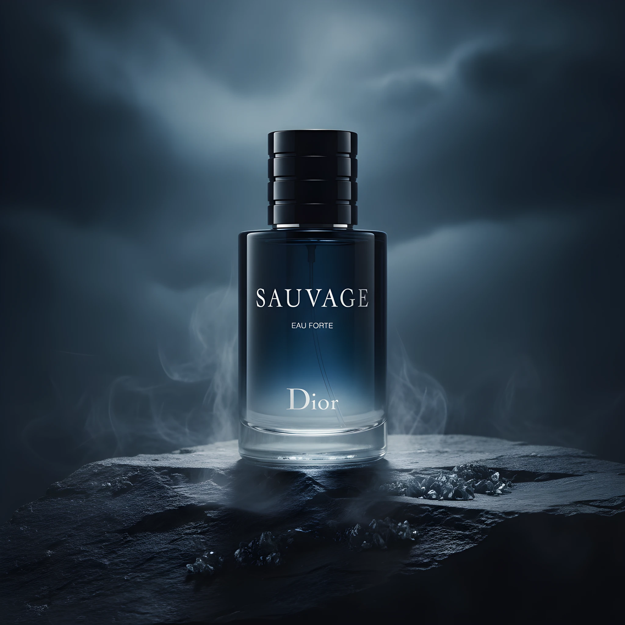 Elegant vanity scene with soft reflections